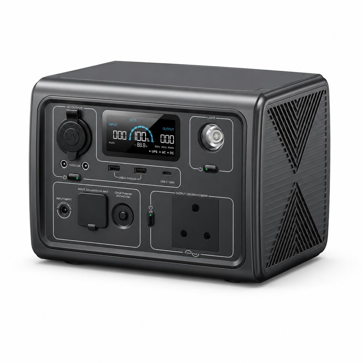 Bluetti EB3A 600W Portable Power Station 268Wh SA Socket