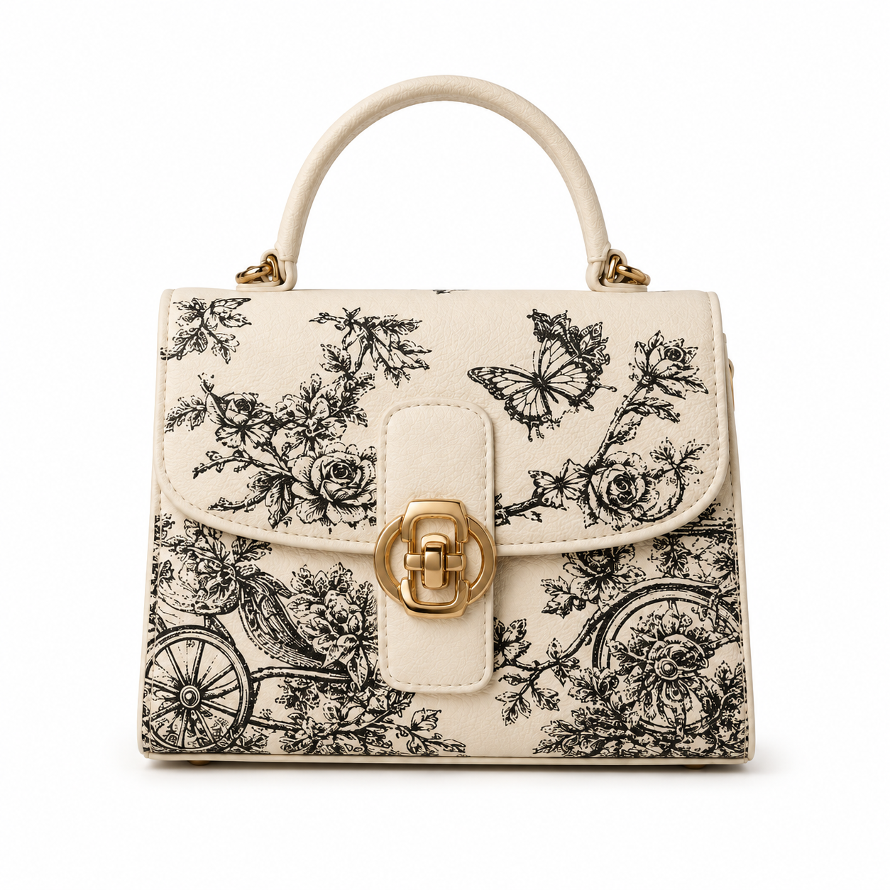Vintage Print Tote and Sling Set