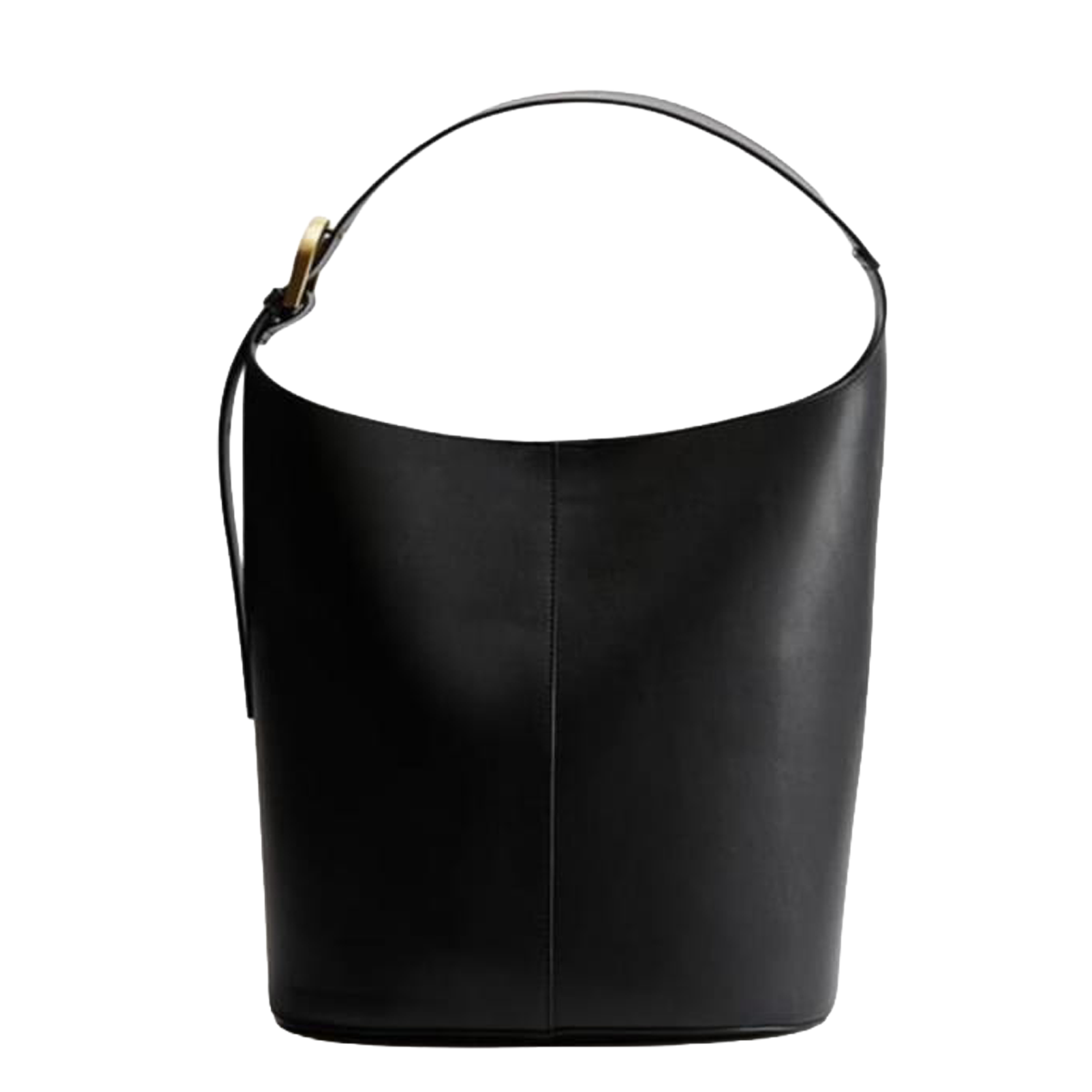 Classic Black Bucket Bag